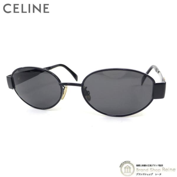 CELINE セリーヌ ブラックオーバル型 サングラス トリオンフ CELINE セリーヌ ブラックオーバル型 サングラス トリオンフ