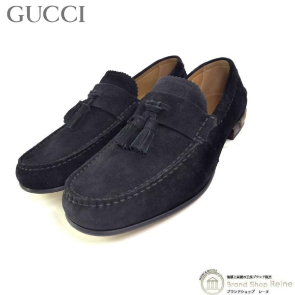 バンブー グッチ （GUCCI） タッセル スエード ローファー 靴 シューズ