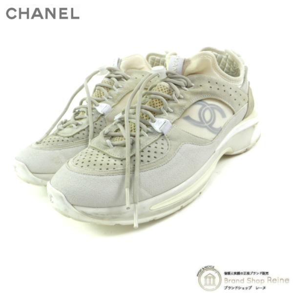 CHANEL スニーカー　42 CHANEL（シャネル） （CHANEL）ココマーク レザー×スエード スニーカー