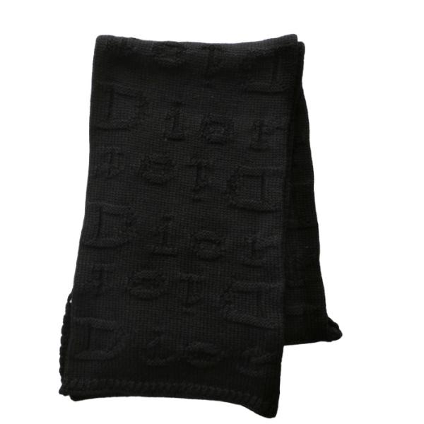 Christian Dior（クリスチャン・ディオール） ロゴ ジャガード ウール