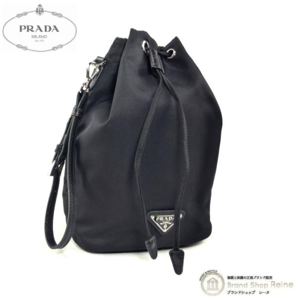 PRADA（プラダ） Re-Nylon テスート ナイロン ポーチ ドローストリング
