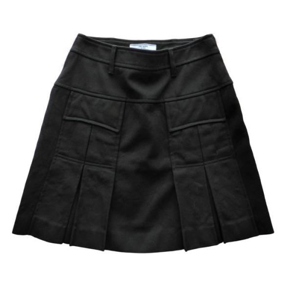 PRADA ブラックニットスカート サイズ40 reine-web_26-048846