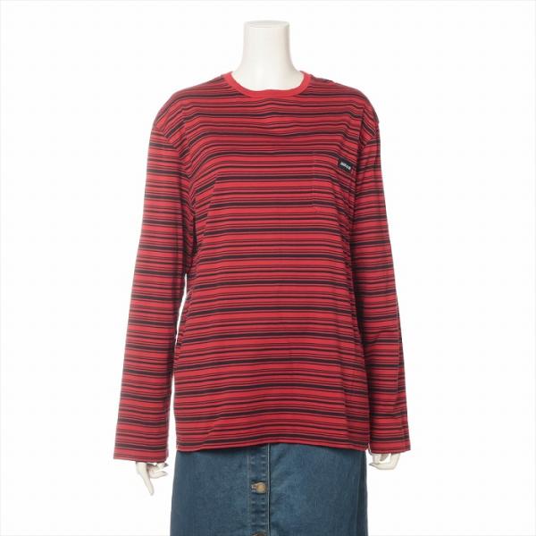 miu miu（ミュウミュウ） コットンジャージー 長袖Tシャツ XS ボーダー