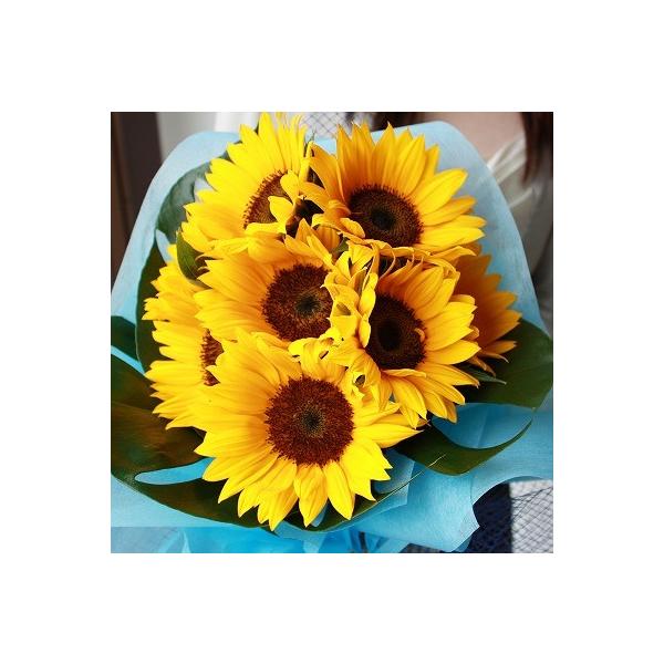 元気で明るく朗らかひまわりのブーケ。夏の定番「ビタミンカラー」のひまわりで毎日頑張ってる方に感謝の気持ちを贈りましょう。【ご用途等】誕生日プレゼント お祝い 記念日 結婚記念日 お誕生日 快気祝い 退院祝い 発表会 結婚祝い 定年 退職祝い...