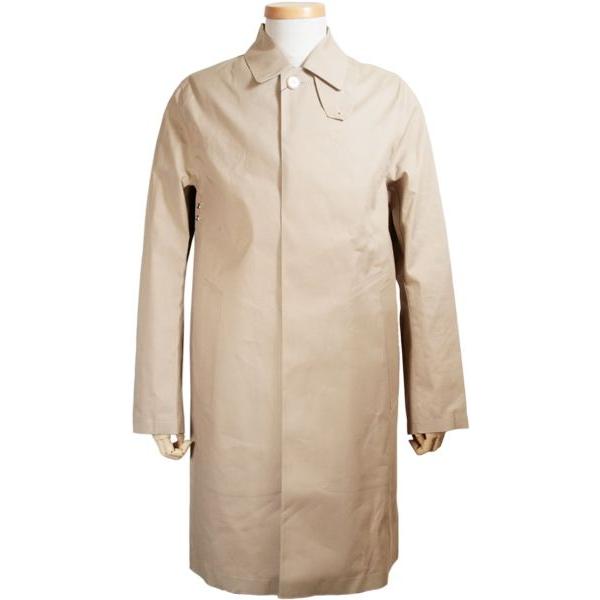 DUNKELD ゴム引きコットン ステンカラーコート MACKINTOSH ベージュ 