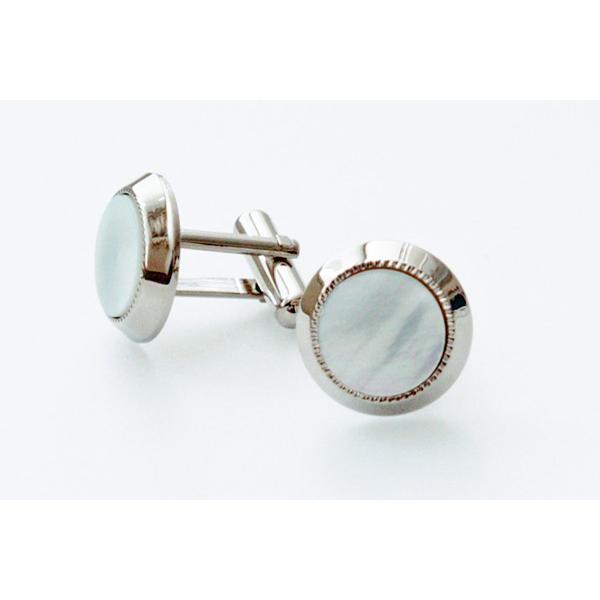 美品 TATEOSSIAN  ローズゴールド＆白蝶貝 カフス 美品 TATEOSSIAN ローズゴールド＆白蝶貝 カフス