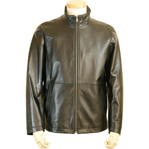 革ジャケット ライダースジャケット 黒 ブラック レザー 羊革