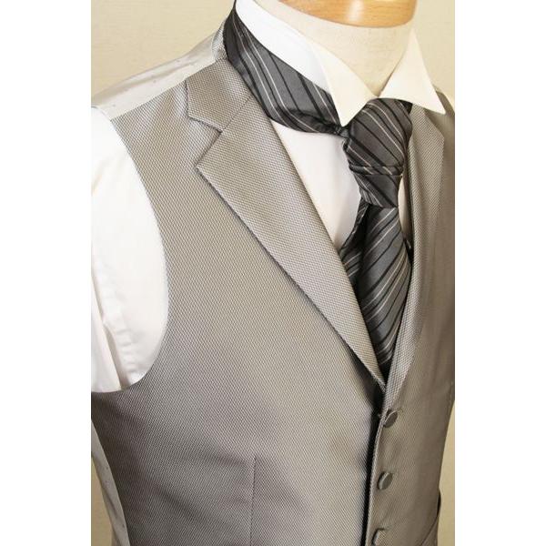 安心の定価販売 男性用 男 紳士 二次会 結婚式 オッドベスト ベスト チョッキ Vdc1012 Ab ジレ メンズ 日本製 光沢感有り シルバー グレー 衿付き Ab体 フォーマルベスト スーツ フォーマル