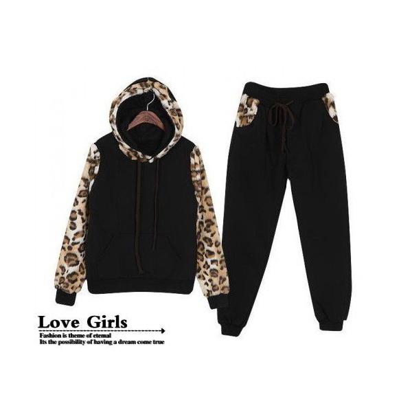 火 彼は 貫通 ヒョウ 柄 ジャージ レディース Etsuna Jp