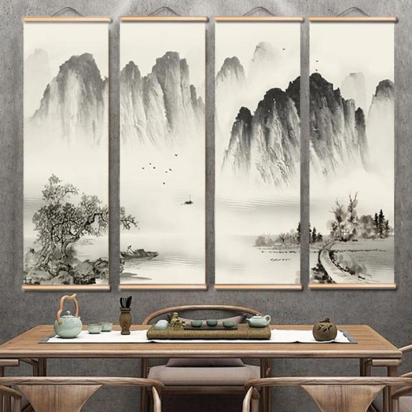 軸 開運 絵 松蔭 臨済宗 龍神 滝 山水 中国 風水 美術 骨董 インテリア 軸 開運 絵 松蔭 臨済宗 龍神 滝 山水 中国 風水 美術 骨董