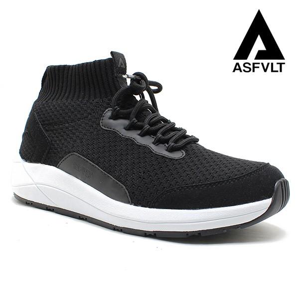 ASFVLT アスファルト PURSUIT MID BLACK RAVEN 撥水加工 軽量 ASFVLT アスファルト PURSUIT MID BLACK RAVEN 撥水加工 軽量