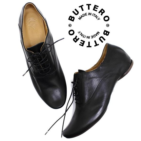 BUTTERO ブッテロ 日本正規品 B610 レースアップシューズ ネロ BUTTERO ブッテロ 日本正規品 B610 レースアップシューズ ネロ