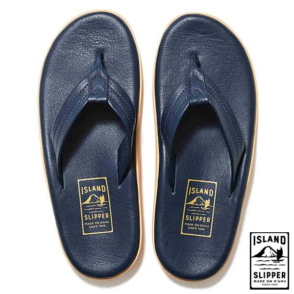 アイランドスリッパ  Slipper PT202 レザートングサンダル ネイビー メンズ レディース ISLAND SLIPPER（アイランドスリッパ） Island Slipper PT202 レザー