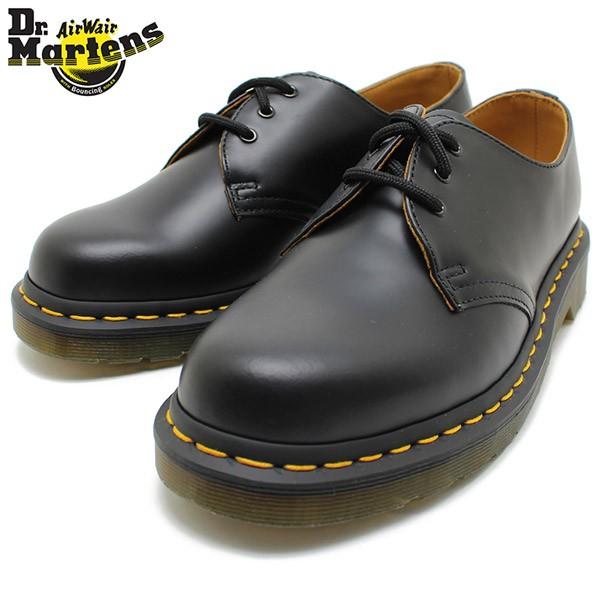 Dr.Martens ドクターマーチン 1461 3EYE GIBSON　SHOES 10085001 BLACK 短靴/Dr.Martens/定番 Dr.Martens（ドクターマーチン） 1461 3EYE GIBSON SHOES 10085001