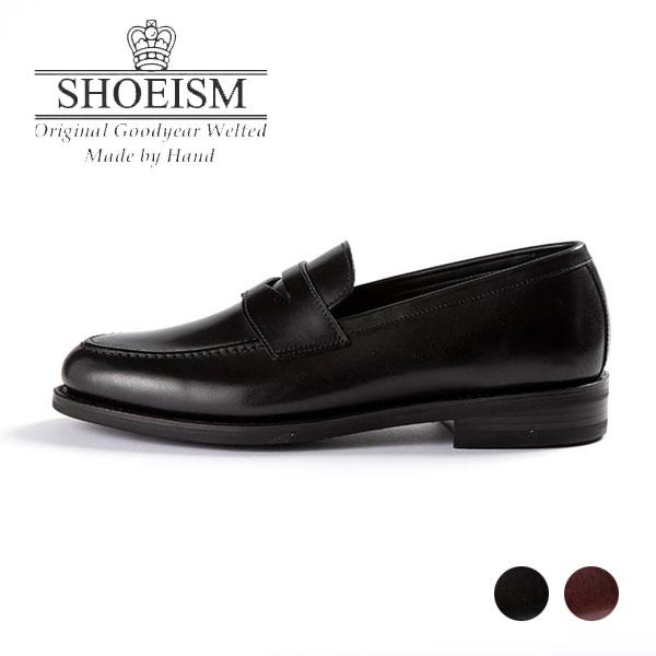 EDWIN グッドイヤーウェルト ローファー リッジウェイソール 黒 25.5⁠ SHOEISM（シューイズム） 02121WD ローファ スリッポン グッドイヤー