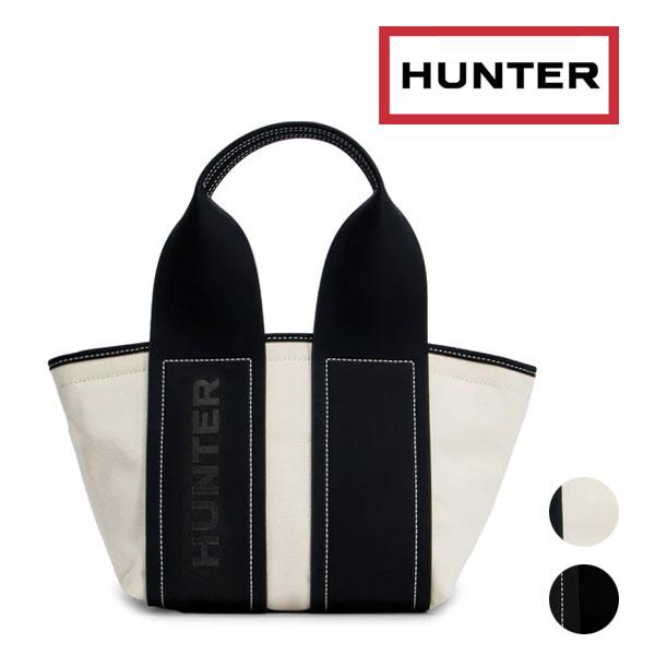 HUNTER ハンター リファインド スティッチ キャンバス ミニ トートバック オーガニックコットン デイリー 旅行 カジュアル 撥水加工 ブラック ホワイト UBS3608CAA(UBS2302CAA) HUNTER（ハンター） リファインド スティッチ キャンバス ミニ トート