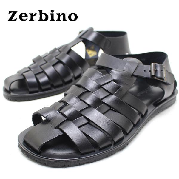 Zerbino ゼルビーノ 7528 イタリア製 本革 メンズ レザー サンダル 
