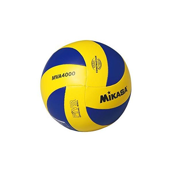 ミカサ Mikasa バレーボール 4号 レクリエーション レジャー用 中学生 婦人用 イエロー ブルー 推奨内圧0 25 Kgf Mva4000の価格と最安値 おすすめ通販を激安で