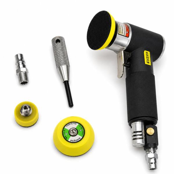 小型 エアーポリッシャー 75mm＆50mm マジックパット 偏心回転 ダブルアクション