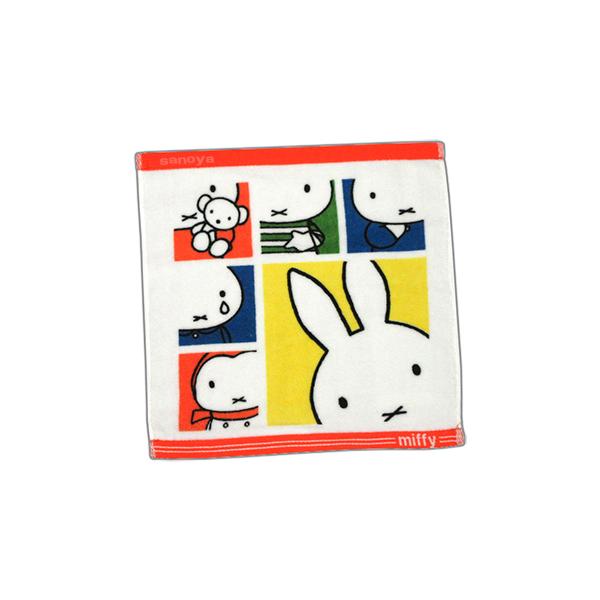 ミッフィー ミニタオル かわいい ハンカチタオル フォーカス 25x25cm 綿100％