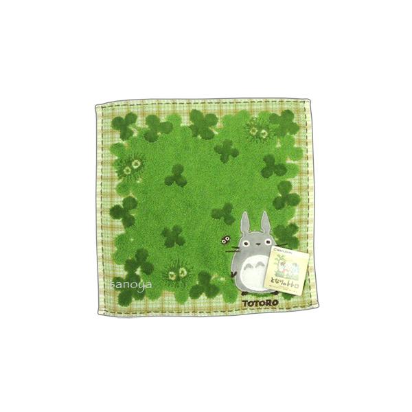 トトロ ミニタオル かわいい ハンカチタオル はらっぱ 25x25cm 綿100％