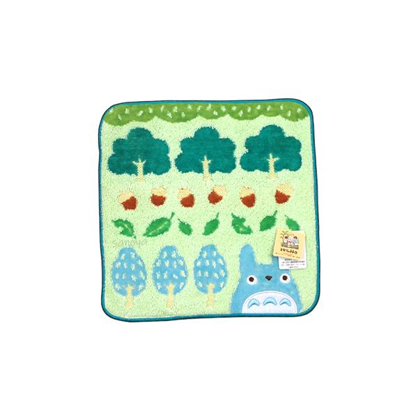 トトロ ミニタオル かわいい ハンカチタオル ぽかぽか散歩 25x25cm 綿100％