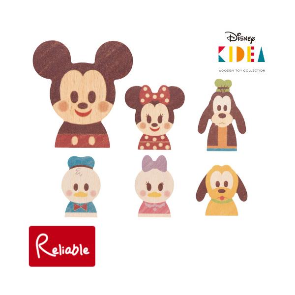 Disney|KIDEAは厚さ15mm、表裏・側面まで再現されたディズニーキャラクターのつみき。ディズニーの原体験がこどもの手のひらサイズの遊びの中で魔法のように再現されるだけでなく、成長にあわせた遊び方の変化を促すことも特徴です。工夫する...
