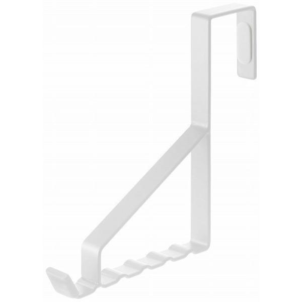 【追跡可能メール便/代引不可】山崎実業（YAMAZAKI）　ドアハンガー スマート 6連　ホワイト　02762　ハンガー　洋服　帽子　バッグ　室内干し　スリム　収納　整理　一時置き　便利