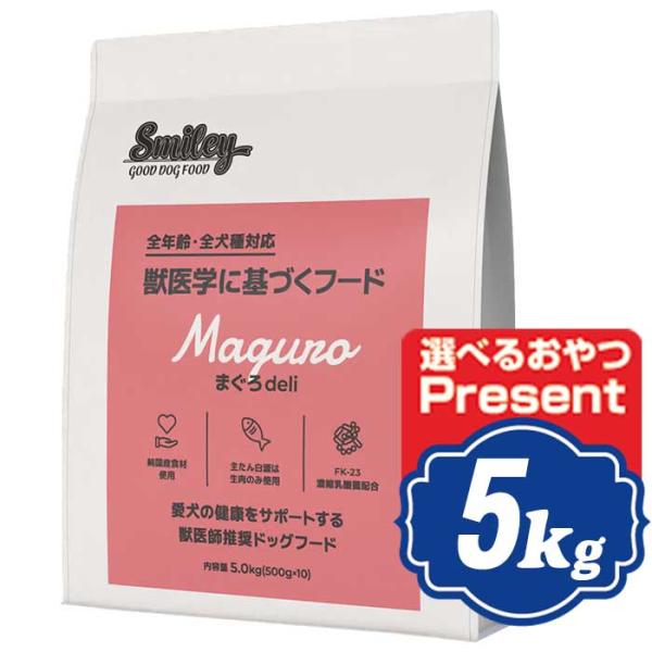 【HERMES】Smiley スマイリー まぐろ ５kg スマイリー ドッグ まぐろ deli 5kg Smiley 国産ドッグフード