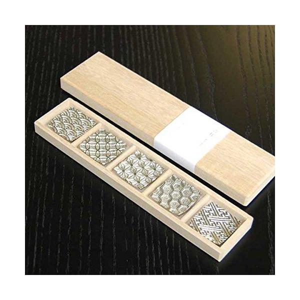 炭谷三郎商店錫箸置・吉祥文様5客セット