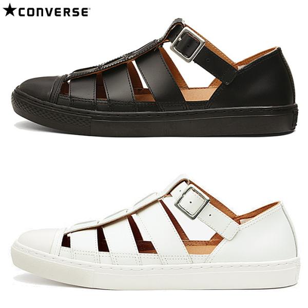 コンバース レザー グルカサンダル ブラック　28cm ★未使用に近い★ CONVERSE コンバース メンズ レディース レザー サンダル