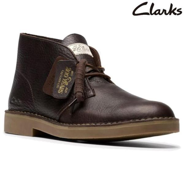 Clarks クラークス メンズ ブーツ Desert Bt Evo デザートブーツエヴォ 26183363 ダークブラウン レザー 200周年モデル ギフト 贈り物