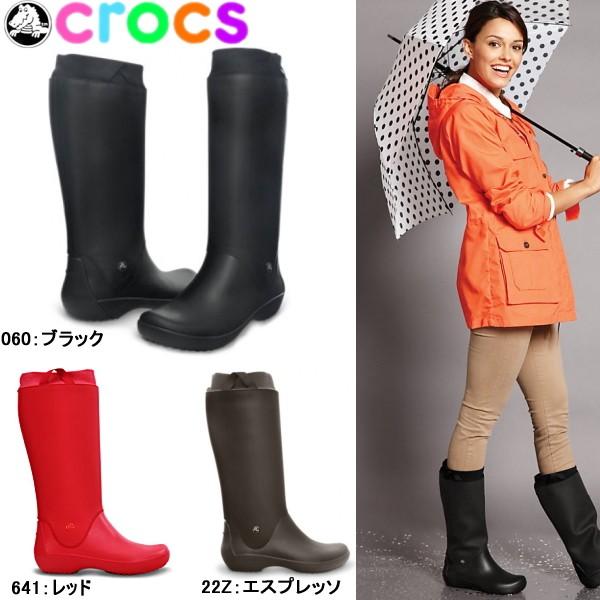 クロックス レディース レディス 長靴 ロング レインブーツ レインフロー ブーツ Crocs Wellie Rain Floe Boot W 女性用 黒 Rain Boots Crocs Reload スニーカー Sneaker メンズ 通販 Yahoo ショッピング