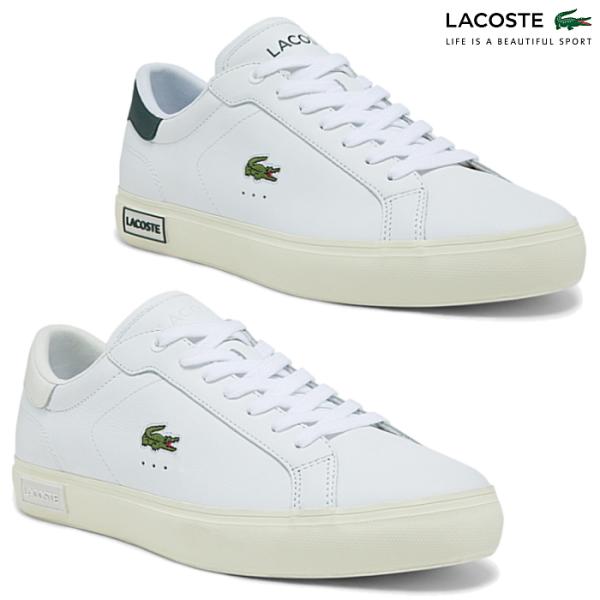 シューズ(男性用) Sepatu Lacoste LACOSTE ラコステ メンズ スニーカー パワーコート 0721 1