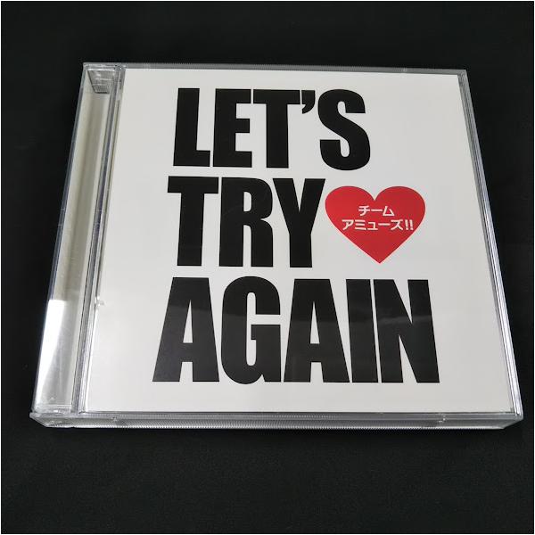 Let's try again CD＋DVD 二枚組 ステッカー 新品 未開封品 チームアミューズ！！ LET`S TRY AGAIN CD+DVD : 再生工場 - 通販