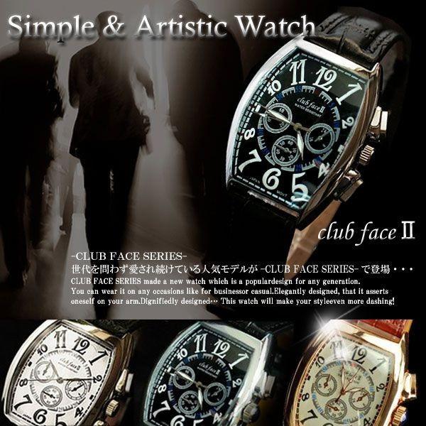 腕時計 メンズ 革 腕時計 メンズ腕時計 クラブフェイス Cf 1047 Cf 1047 Re Make 通販 Yahoo ショッピング