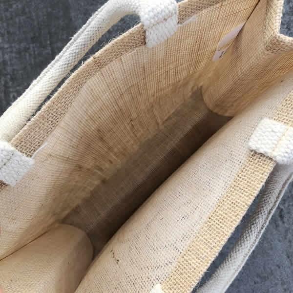 ジュートバッグ バッグ レディース トート ハンドバッグ 麻バッグ A4 