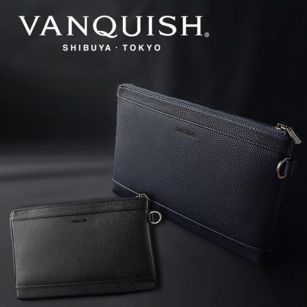 VANQUISH ヴァンキッシュ メンズ クラッチバッグ グレインレザータブレットクラッチバッグ メンズバッグ VQM-41150