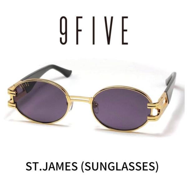 9five ST James メガネ　サングラス 楽天市場】サングラス 9FIVE ナインファイブ ST. James Matte Blackout