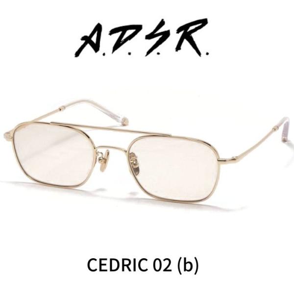 A.D.S.R. adsr メガネ サングラス CEDRIC セドリック 02 b Gold