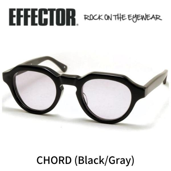 EFFECTOR エフェクター 眼鏡 サングラス CHORD コード BK (GY