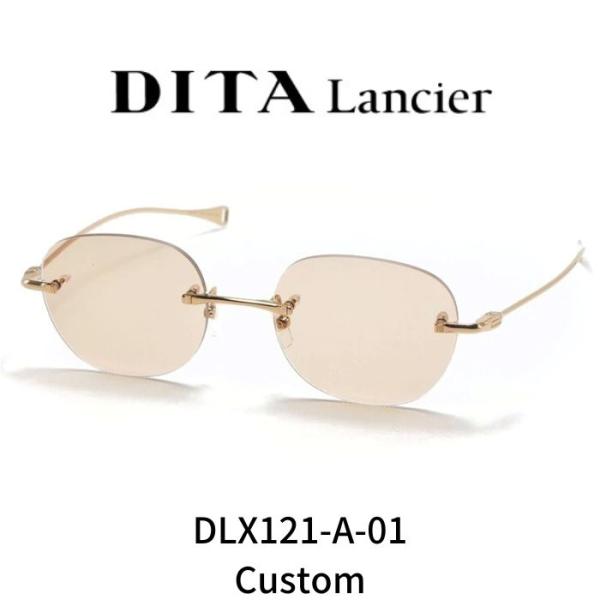 DITA ディータ サングラス LAGEOS DTS5325201 ゴールド ブラック クリアブラウン メタル ユニセックス 超美品【本物保証】 DITA - DITA ディータ サングラス LAGEOS DTS5325201 ゴールド
