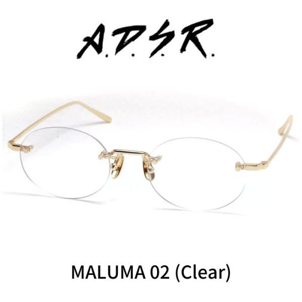 A.D.S.R. adsr 眼鏡 メガネ MALUMA マルーマ 02 ゴールド ADSR