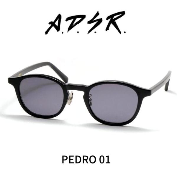 A.D.S.R adsr サングラス PEDRO ペドロ 01（Shiny Black / Black) ADSR