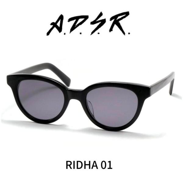 A.D.S.R. adsr サングラス RIDHA リダ 01 Shiny Black/ Black ADSR