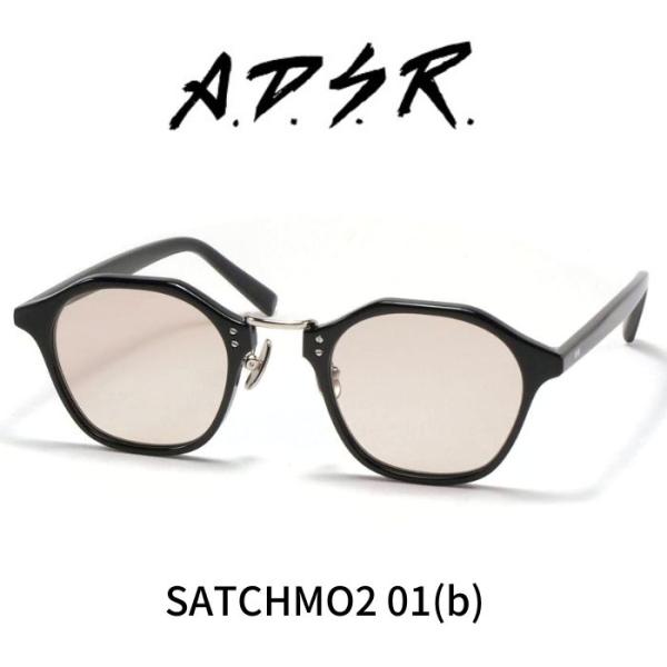 A.D.S.R. adsr サングラス SATCHMO2 サッチモ2 01 (b) Shiny Black