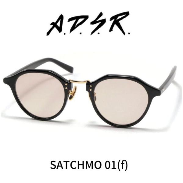 A.D.S.R. adsr サングラス SATCHMO サッチモ 01 f ブラック ゴールド