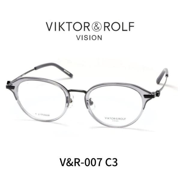 ビクターアンドロルフ VIKTOR &ROLF 眼鏡 メガネ VR-007 COL3 グレー