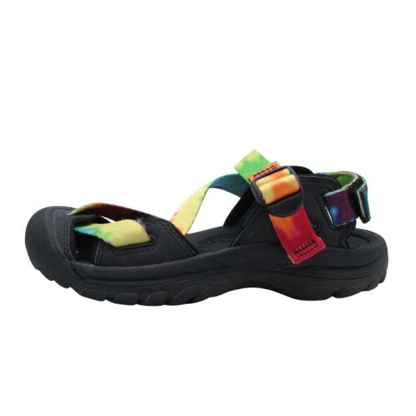 良品 19ss KEEN キーン ZERRAPORT ゼラポート2 ストラップサンダル シューズ 靴 23.0 TIE DYE マルチタイダイ 1022501 レディース 古着 中古