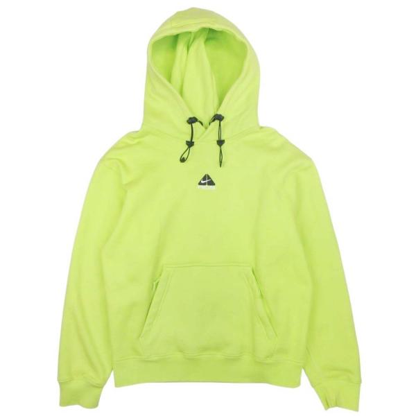 良品 NIKE ACG ナイキ エーシージー NRG フリース プルオーバー パーカー フーディー 裏起毛 DH3088-389 XS イエロー メンズ 古着 中古